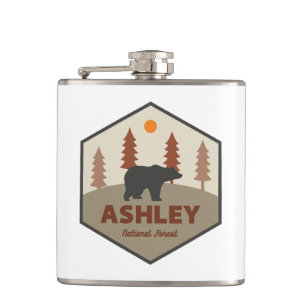 Ashley National Forest Bear Hip Flask