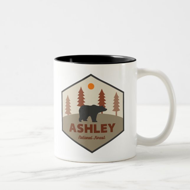 Ashley National Forest Bear Two-Tone Coffee Mug (Right)
