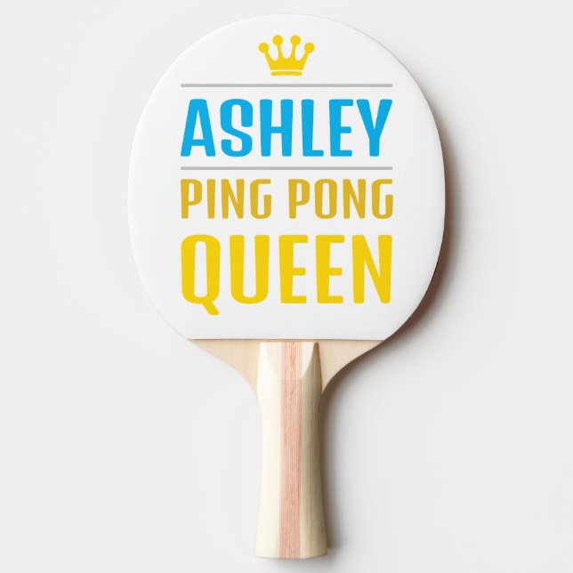 Ashley Ping Pong Paddle (Front)