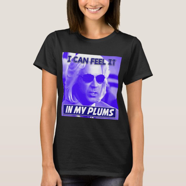 Ashley Schaeffer I Can Feel It In My Plums Kenny  T-Shirt (Front)