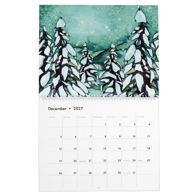Ashley Seabolt Originals - 2025 Calendar (Dec 2027)