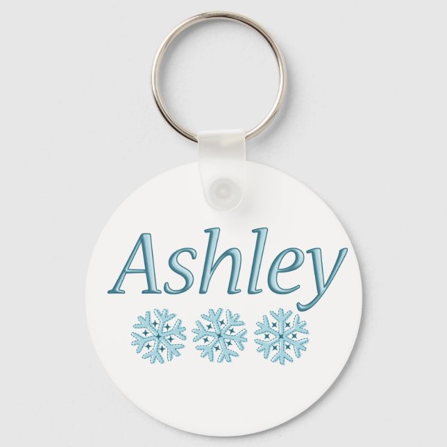 Ashley Snowflake Key Ring (Front)