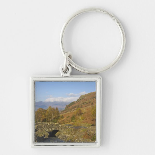 Ashness Bridge, Lake District, Cumbria, England Key Ring (Front)