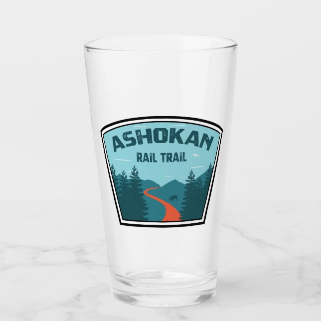 Ashokan Rail Trail New York Glass (Front)