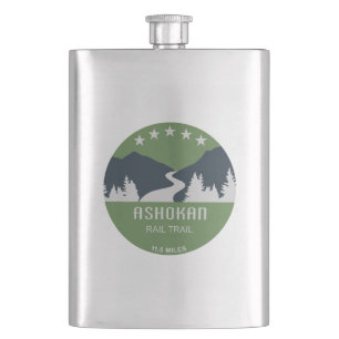 Ashokan Rail Trail New York Hip Flask