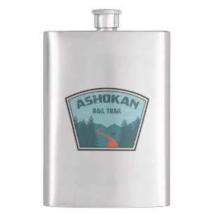 Ashokan Rail Trail New York Hip Flask