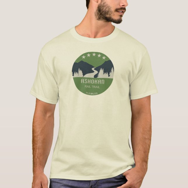 Ashokan Rail Trail New York T-Shirt (Front)