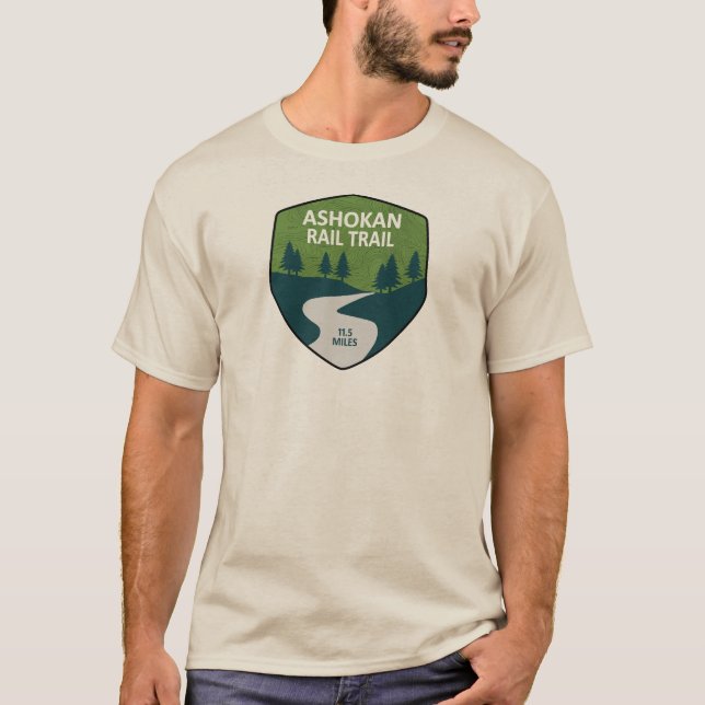 Ashokan Rail Trail New York T-Shirt (Front)