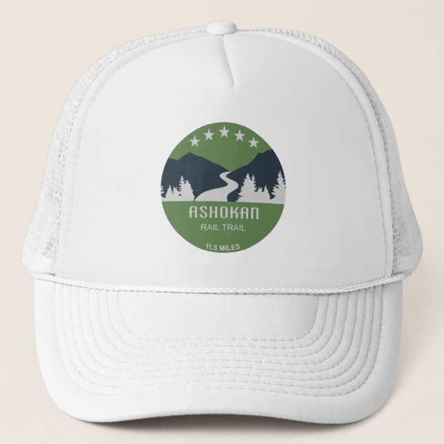 Ashokan Rail Trail New York Trucker Hat (Front)
