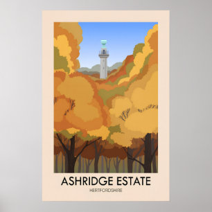 Ashridge Estate Travel Poster