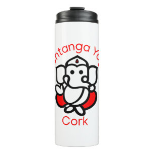 Ashtanga Yoga Cork Thermal Tumbler