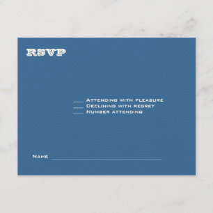 Ashton Bar Mitzvah Wedding RSVP 369 Card