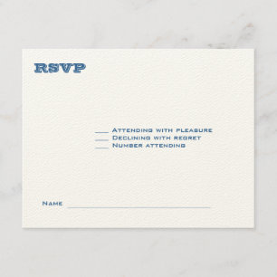 Ashton Bar Mitzvah Wedding RSVP 369 Card