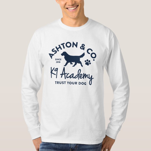 Ashton & Co. K9 Academy 1c Long Sleeve T-Shirt (Front)
