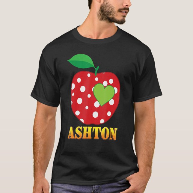Ashton Love School Back To School Boy Kid Student  T-Shirt (Front)