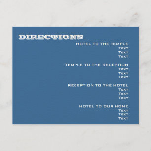 Ashton Tree Bar Mitzvah Wedding Event Card