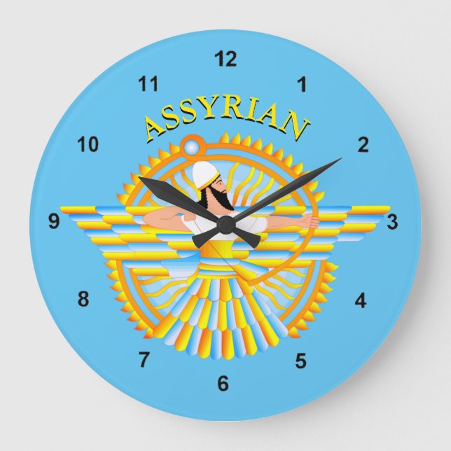 Ashur Acrylic Wall Clock (Front)