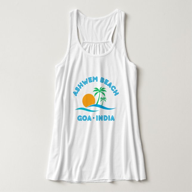 ASHWEM BEACH-GOA INDIA SINGLET (Design Front)