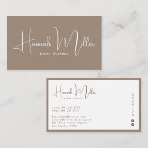 Ashwood Modern Elegant Minimalist Business Card