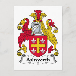 Ashworth Family Crest Postcard