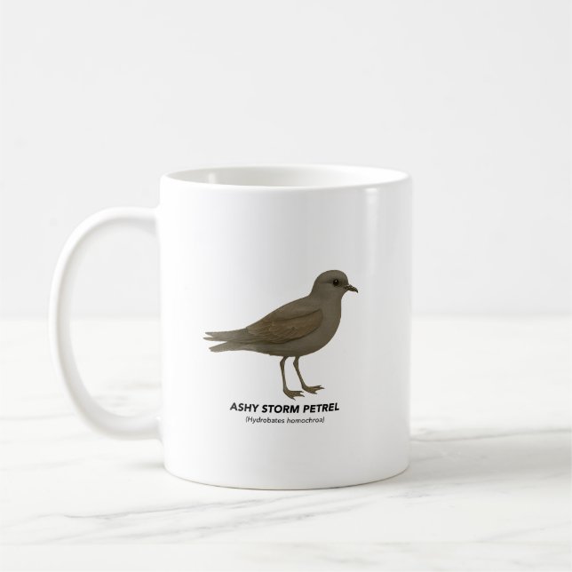Ashy Storm-Petrel - Birds of California  Coffee Mug (Left)