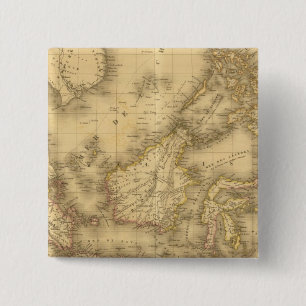 Asia 13 15 cm square badge
