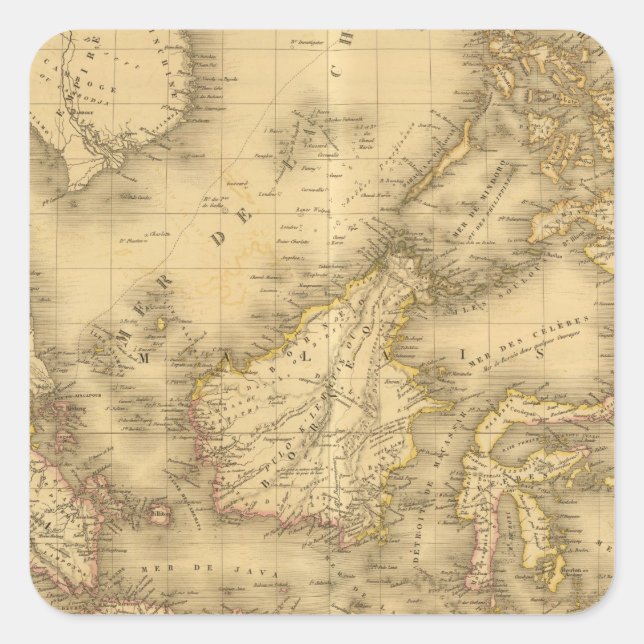 Asia 13 square sticker (Front)