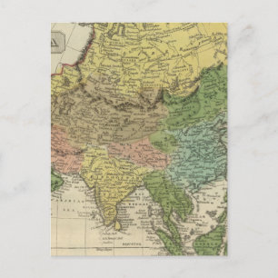 Asia 17 postcard