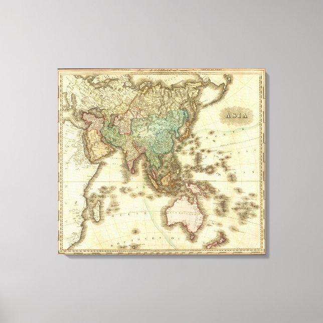 Asia 20 canvas print (Front)