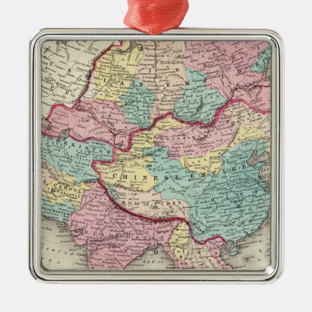 Asia 24 metal tree decoration (Front)