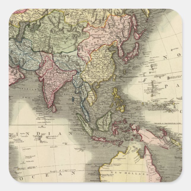 Asia 28 square sticker (Front)
