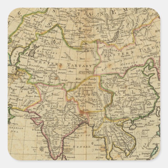 Asia 29 square sticker (Front)