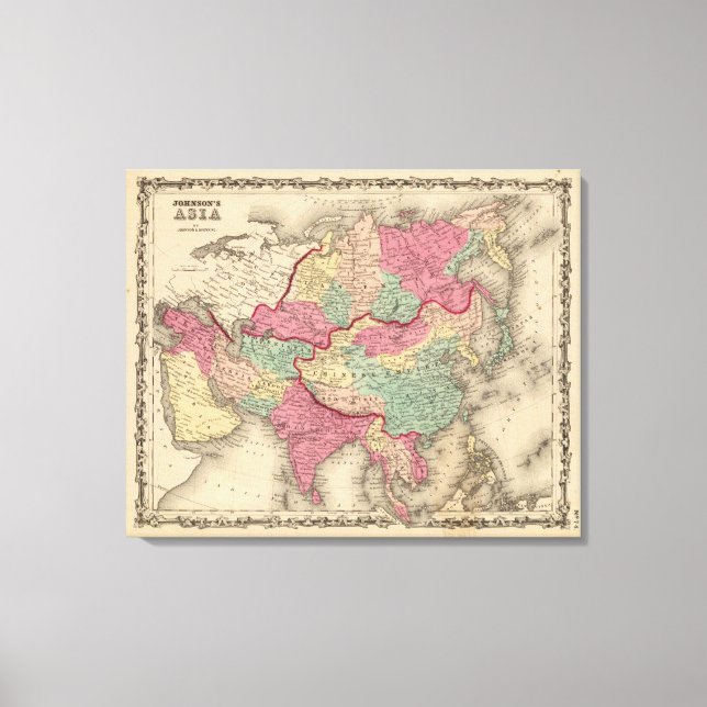 Asia 32 canvas print (Front)