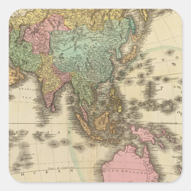 Asia 39 square sticker (Front)