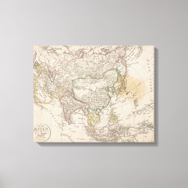 Asia 3 canvas print (Front)