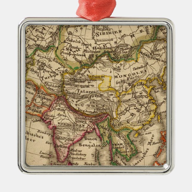 Asia 3 metal tree decoration (Front)