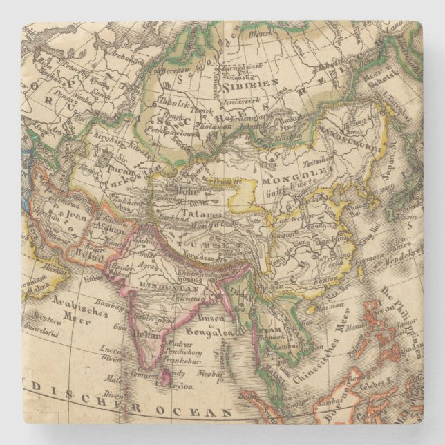 Asia 3 stone coaster (Front)