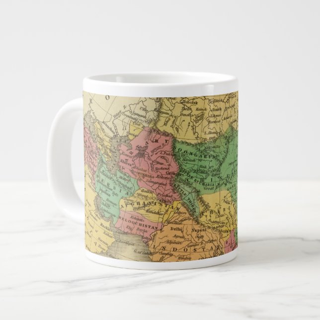 Asia 6 large coffee mug (Front Left)