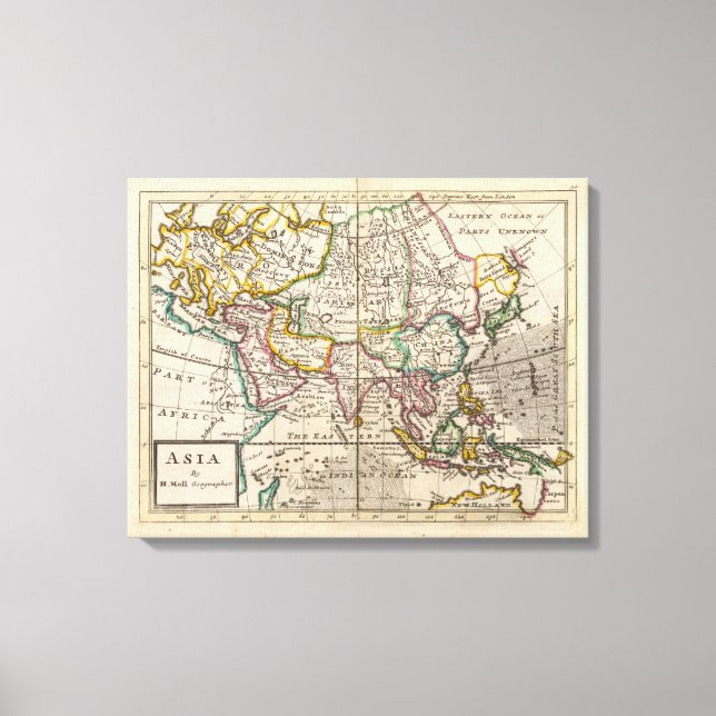 Asia 9 canvas print (Front)