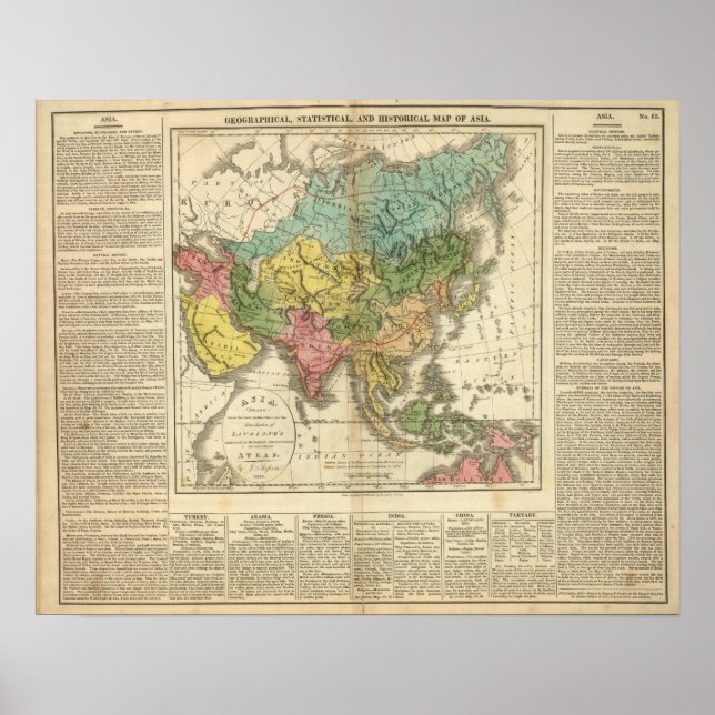 Asia and Empire of Genghis Kahn Poster (Front)