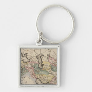 Asia Atlas Map Key Ring