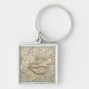 Asia Atlas Map showing political divisions Key Ring