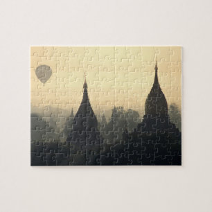 Asia, Burma, (Myanmar), Pagan (Bagan) Hot Air Jigsaw Puzzle