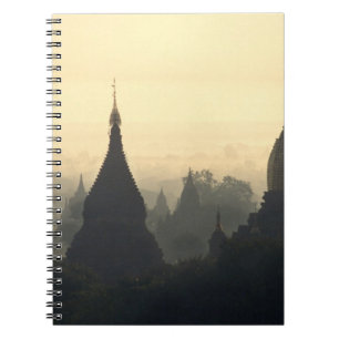 Asia, Burma, (Myanmar), Pagan (Bagan) Hot Air Spiral Notebook