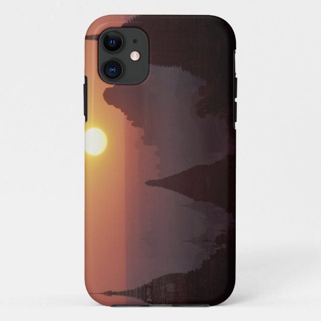 Asia, Burma, (Myanmar), Pagan (Bagan) The temple Case-Mate iPhone Case (Back)