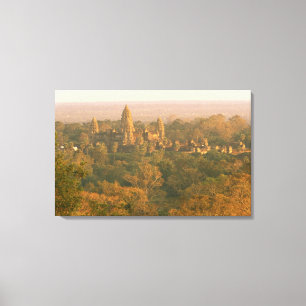 Asia, Cambodia, Siem Reap. Angkor Wat. Canvas Print