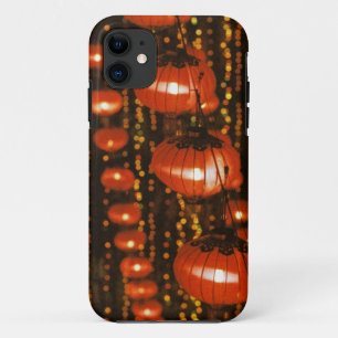 Asia, China, Beijing. Red Chinese lanterns, Case-Mate iPhone Case