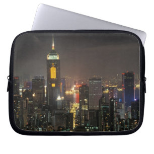 Asia, China, Hong Kong, central from Stubbs road Laptop Sleeve