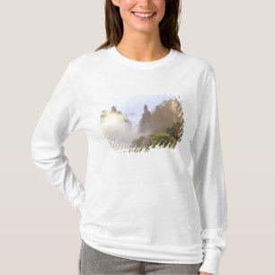 Asia, China, Huanshan. The Yellow Mountain in T-Shirt