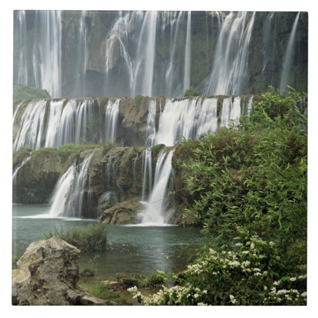 Asia, China, Yunnan Province, Qujing, Luoping Tile (Front)